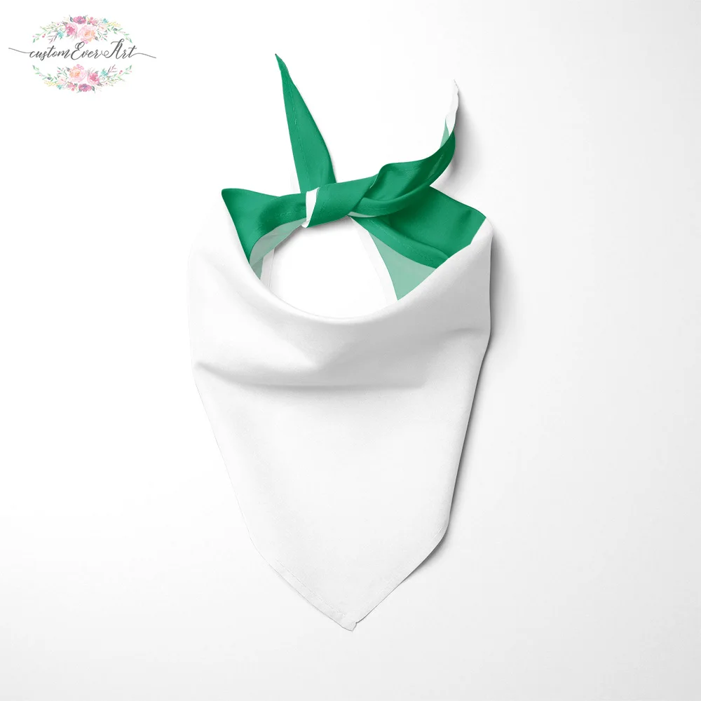 Нигерии флаг собаки бандана Большие Ошейники для шарф животных собака Воротник с