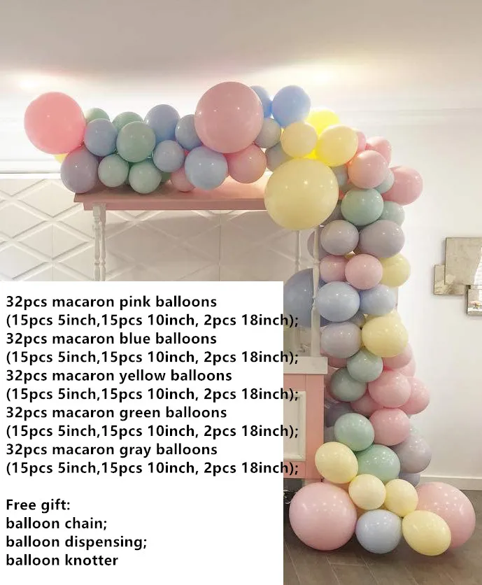4 Пастельный детский розовый голубой серый Макарон Шар АРКА комплект гирлянды 4D розовые и золотые воздушные шары Свадьба День Рождения Вечеринка Декорация - Цвет: 4
