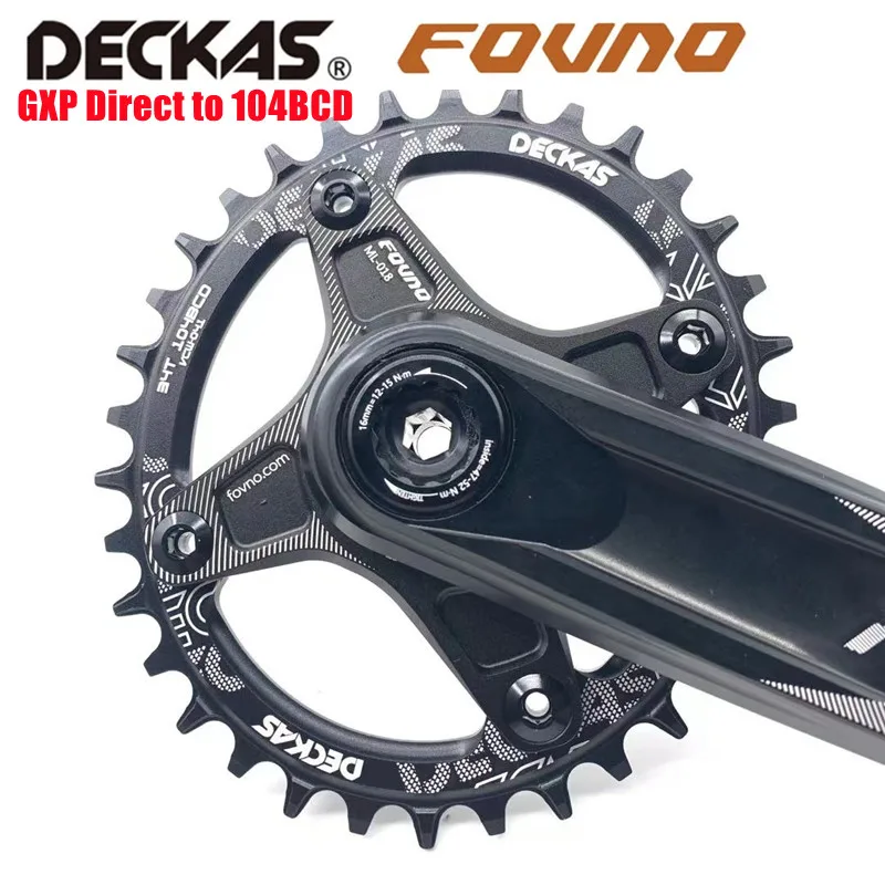 

Deckas Oval Chainring GXP Direct Mount to 104BCD 32T 34 36 38T MTB bike chainwheel for sram XX1 Eagle X01 X1 X0 X9 Bicycle cran