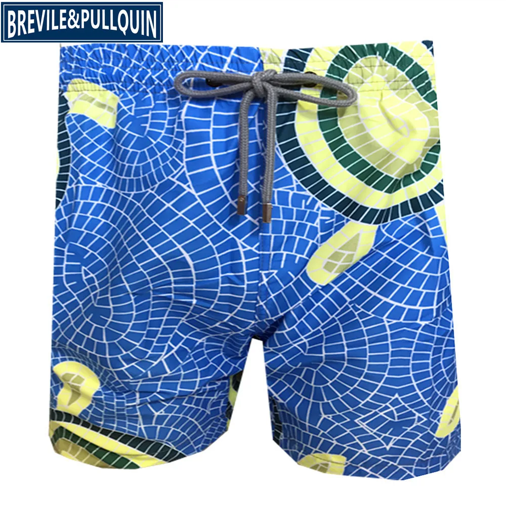 T Brand Fashion Brevile pullquin Beach Board Shorts Men Turtles Swimwear Bermuda Quick Dry Adults Swimtrunks M L XL XXL - Цвет: T