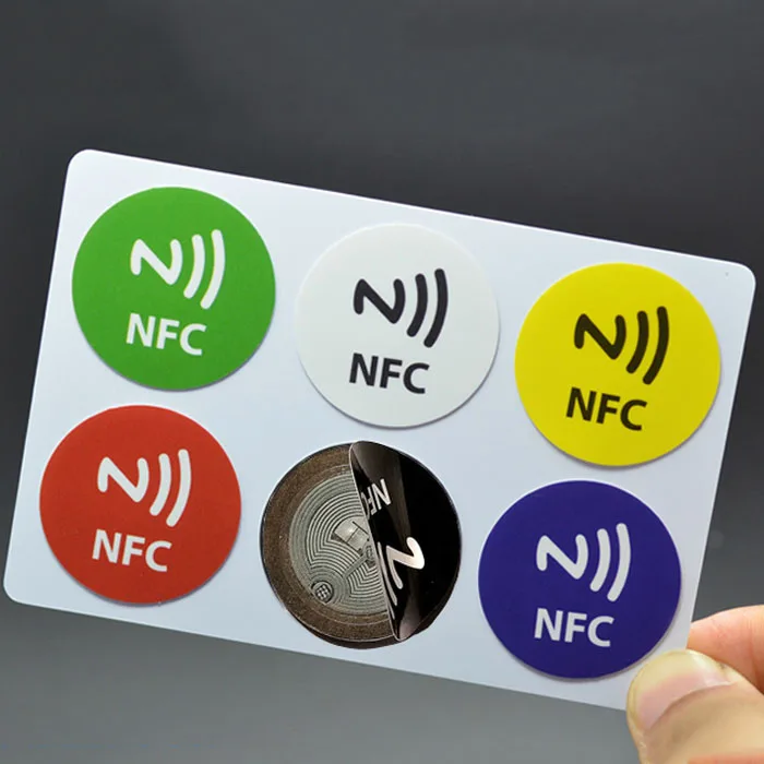 6 шт./лот NTAG213 NFC метки RFID слипчивый ярлык стикера совместимый со всеми nfc продуктов