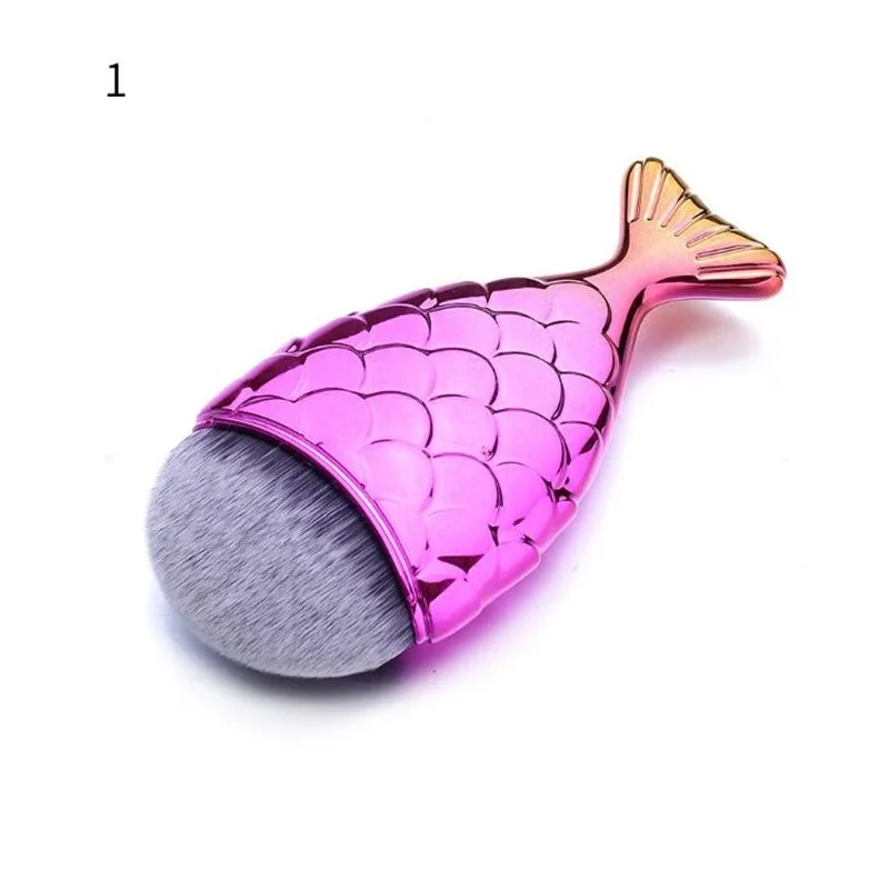1 шт. Профессиональная Кисть для макияжа в форме русалки основа косметическая