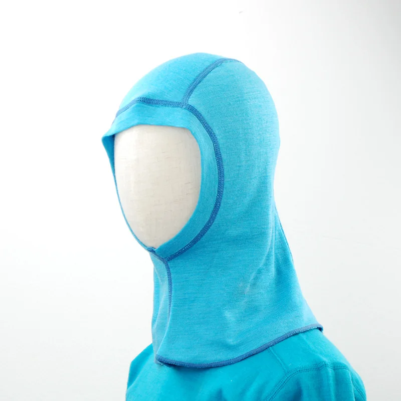 pure wool Мериносовая шерсть, детская теплая Балаклава, лицо в маске, детская шапка, ветрозащитная шапка для детей 0-6 лет - Цвет: pure wool