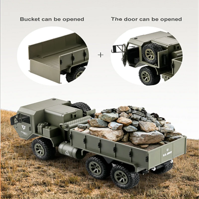 Модель радиоуправляемого автомобиля Fayee FY004A 1/16 2 4G 6WD с пропорциональным
