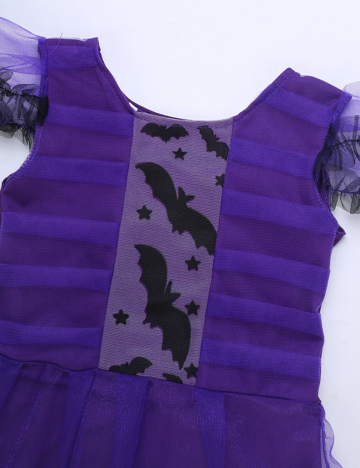 Kids Girls Princess Dress Witch Cosplay Party Costume Set Bat Halloween Fancy Children Clothes with Wing |