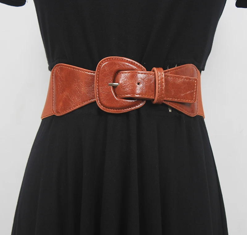 

Женский модельный ремень из искусственной кожи, эластичный пояс, Женский корсет, пояс, декоративный широкий пояс, R1340