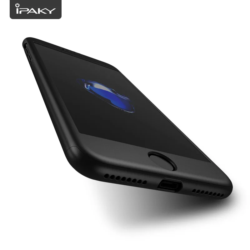 IPAKY Brand New 360 Degree Full Protection Shockproof Mobile Phone Slim Fit PC Matte Armor Case For Apple iPhone 7 Plus |