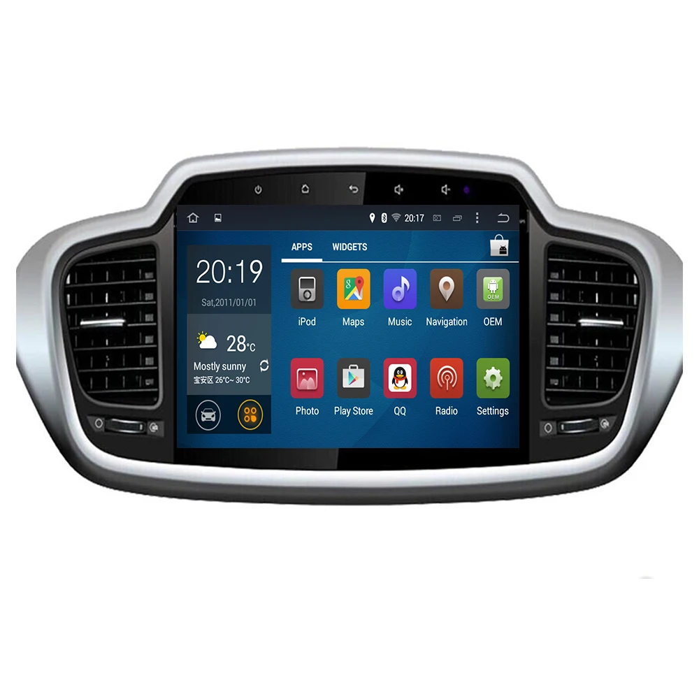 Автомобильный мультимедийный DVD-плеер с GPS для KIA sorento 2015 2016 2017 + 10 дюймов 2.5D IPS Android