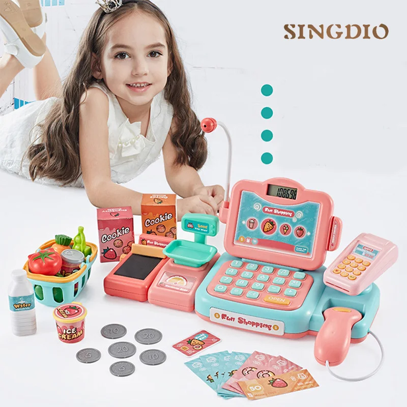Мини симулятор покупок для супермаркета электронный регистр детская игрушка