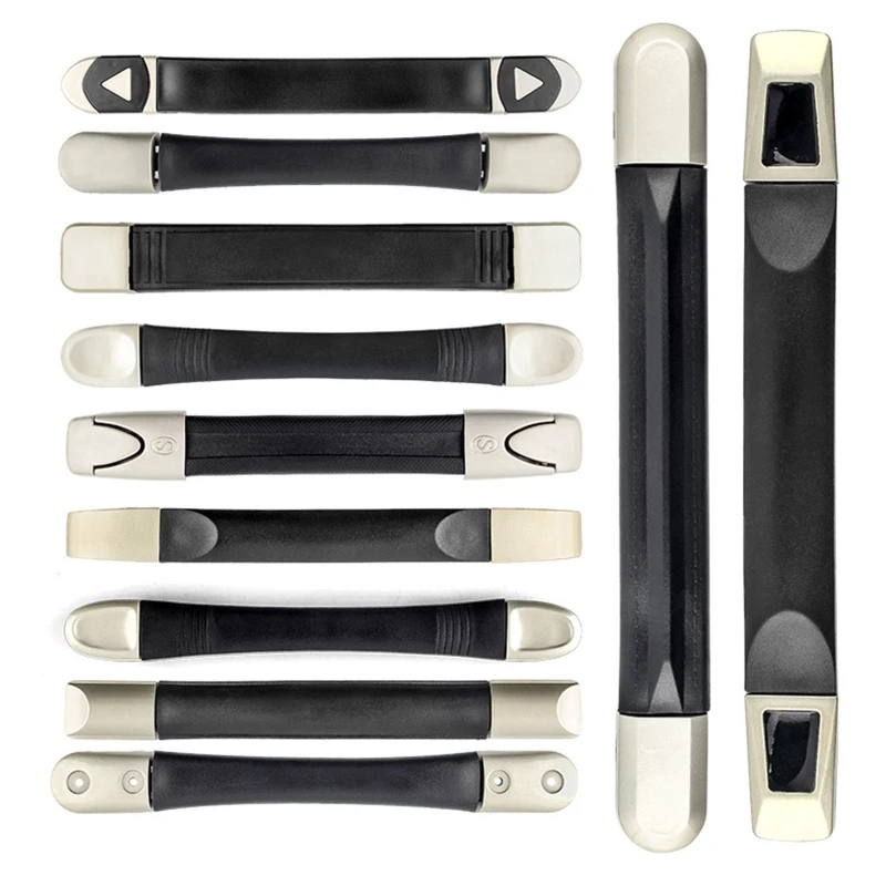 

1Pc Luggage Handle Plastic Pull Handle Grip with Mounting Screws Replacement Parts for Luggage Suitcase Box Travel Bag