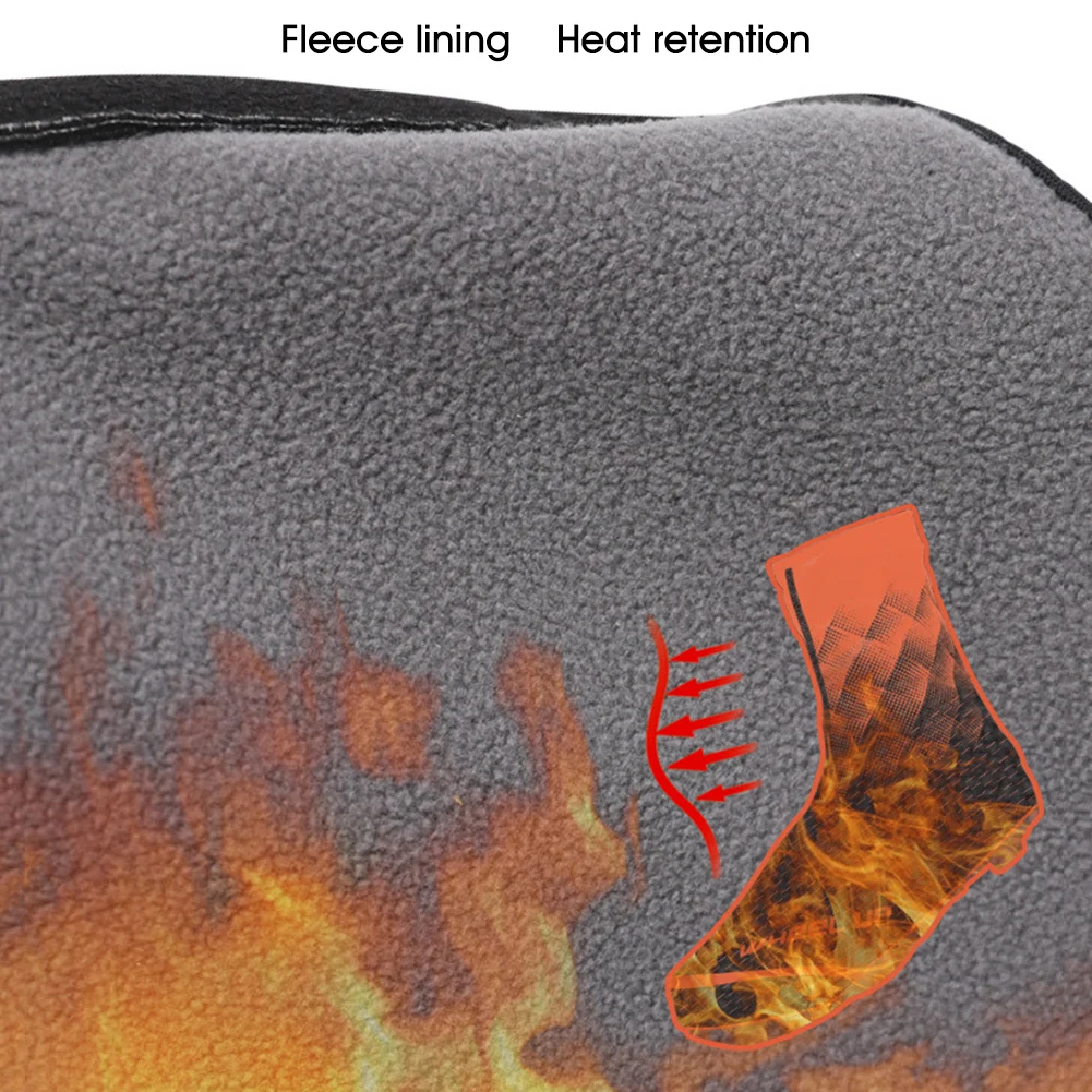 

Cycling Shoe Covers Thermal Fleece-Lined Shoe Cover Waterproof Overshoes for Bike with Reflective Zipper