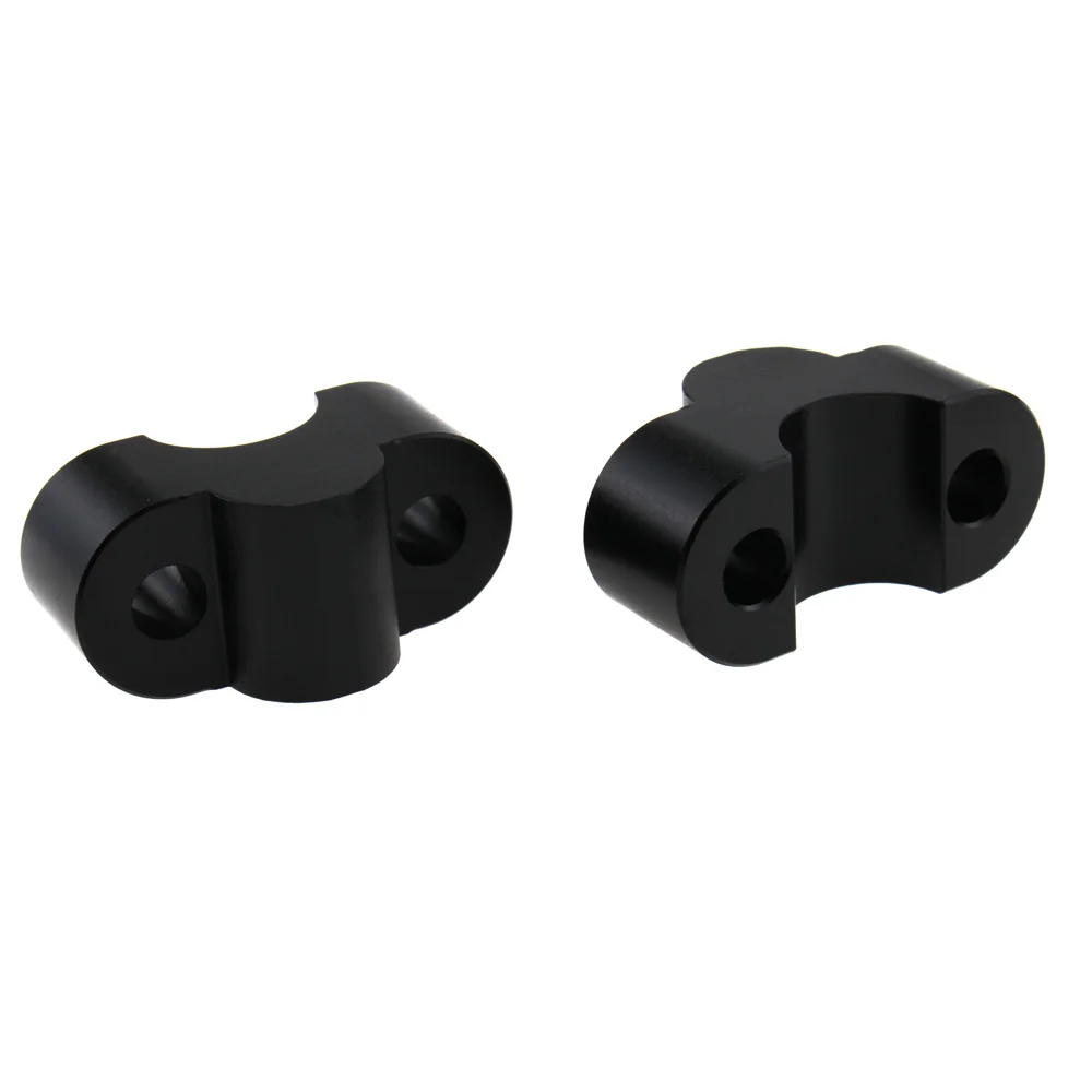 

2pcs 7/8" 22mm Motorcycle CNC Aluminum Handlebar Riser Clamp Mount Taper for Triumph Honda Yamaha Suzuki Kawasaki BMW