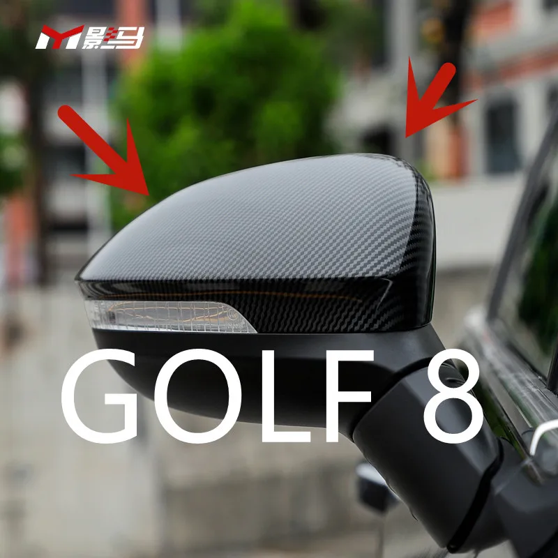

For Volkswagen Golf 8 MK8 rearview mirror shell 2021 Golf8 Pro RLINE modification special mirror cover decoration