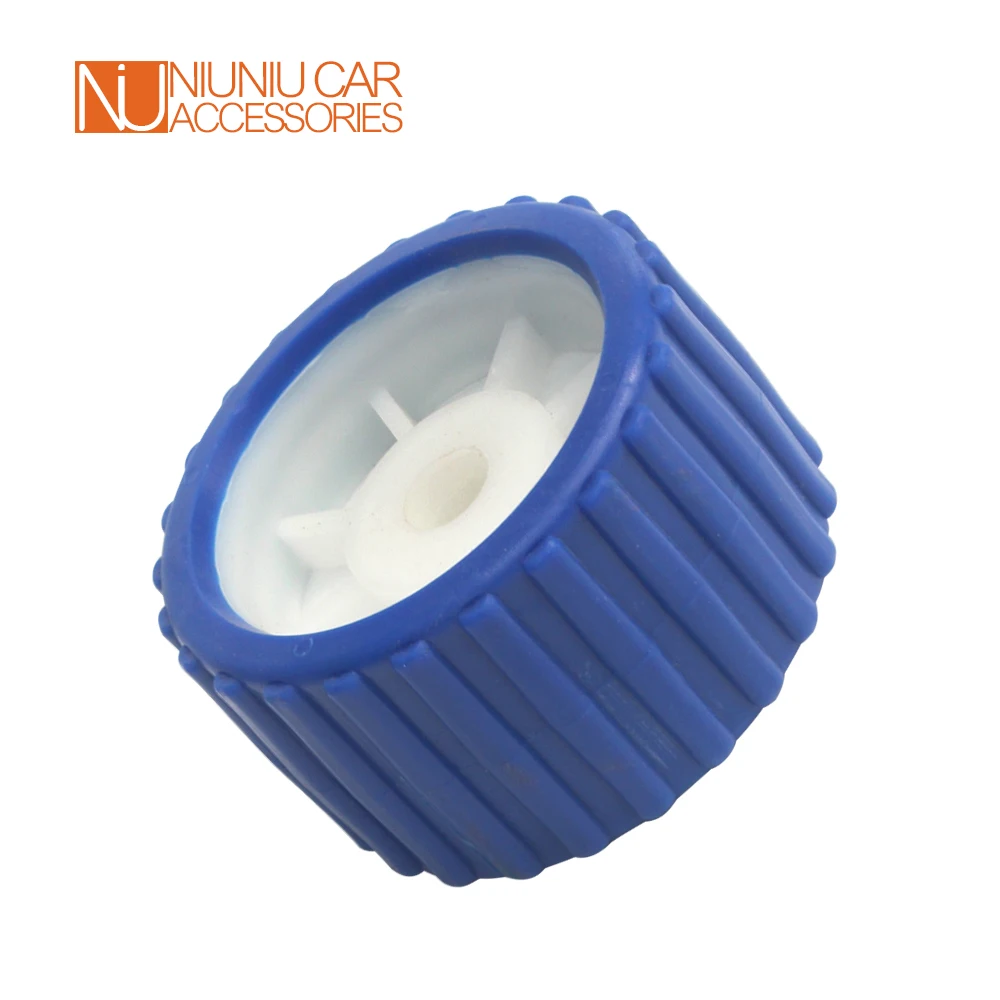 4 шт. EVA + PP лодочный прицеп 5 дюймов синий морской ребристый качающийся ролик