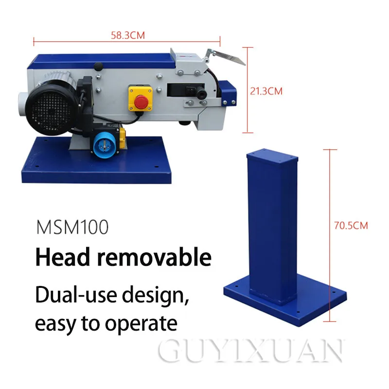 

DIY multi-function MSM100 metal belt machine vertical polishing machine small sandpaper machine iron sand machine