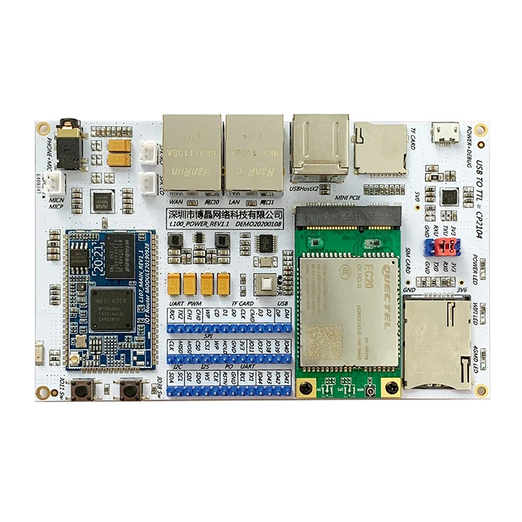 Модуль MT7688AN WiFi беспроводной аудио модуль USB серийная плата камера решение