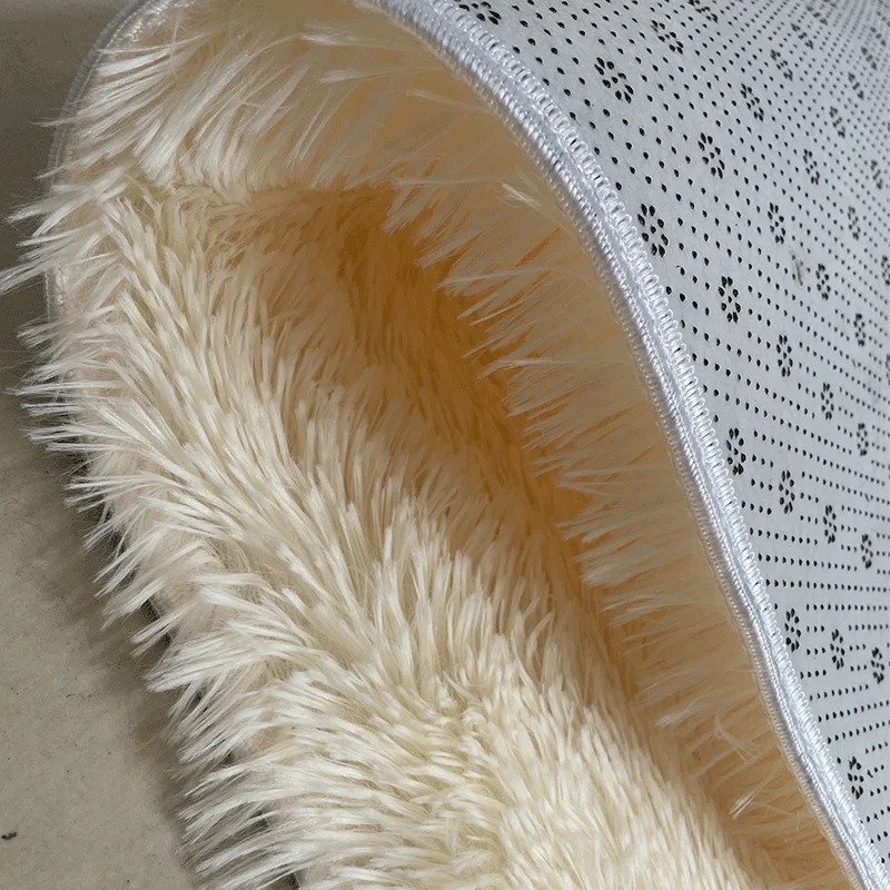 Плюшевый ковер для гостиной большой меховой коврик Современное украшение