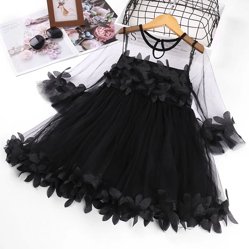 Платье для девочек HE Hello Enjoy весенне-летнее красное платье с длинным рукавом