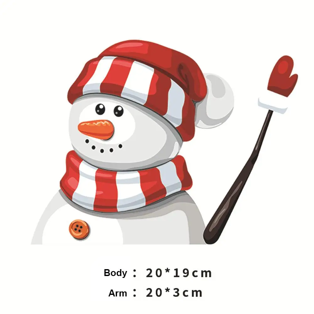 Рождественская наклейка на автомобиль заднее стекло автомобиля ветровое Санта