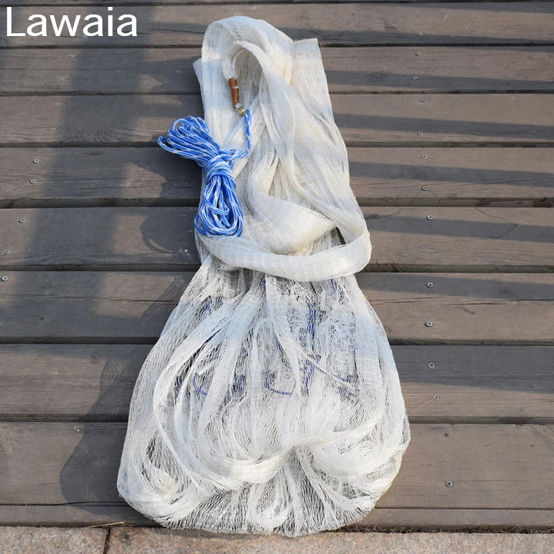 Рыболовная сеть ручной работы Lawaia кастинговая из нейлона длина 2 5 м/3 М/4