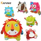 Рюкзаки New1-3 для мальчиков и девочек, школьный портфель с изображением старой совы, снятие стресса, портфель для детского сада, 2018