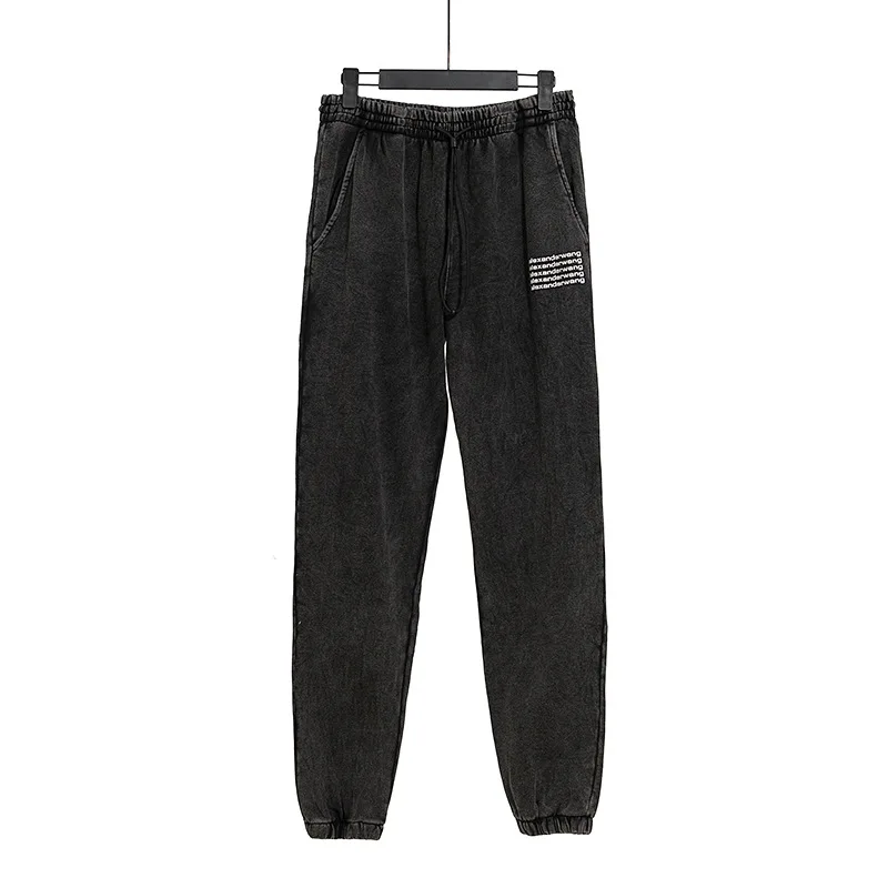 

Popular logo Europe 2020 new wash water to make old pants men's fashion pants