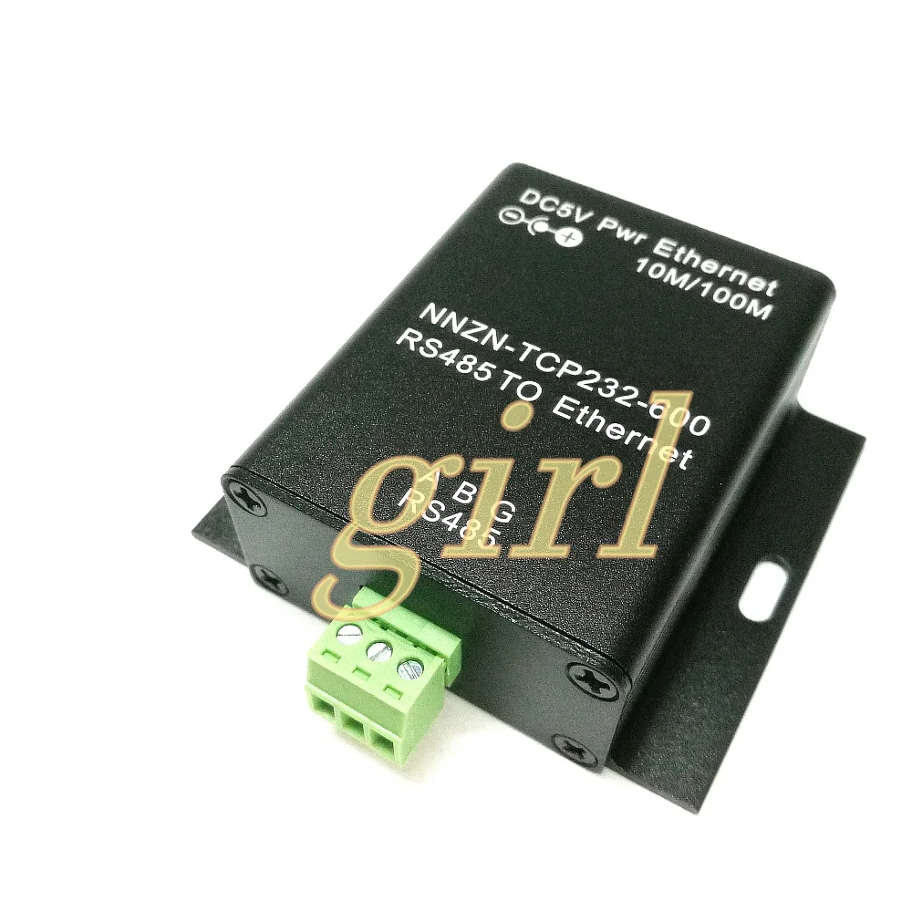 NNZN-TCP232-600 RS485 Серийный Сервер 485 поворот Ethernet MODBUS RTU в TCP