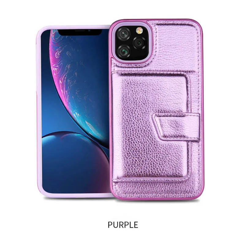 Litchi Leather Case for iPhone 11 Pro Max Cases Card Holder Magnetic Fold Cover XS XR 7 8 Plus Wallet |