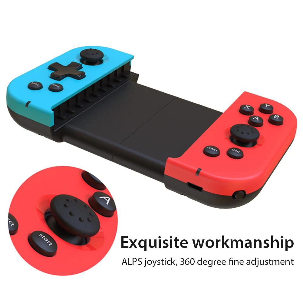 

New High Qulity Smart Phone Game Bluetooth Mobile Controller Gamepad For Android IOS IPhone Game Telescopic Handle