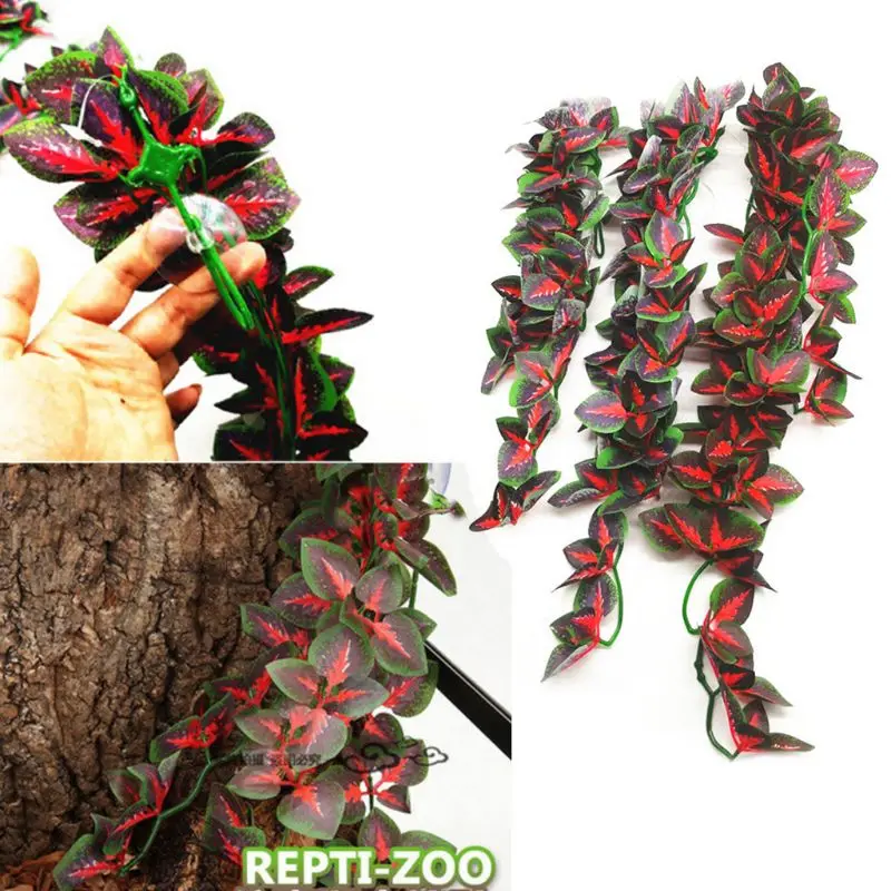 Имитация аквариума ротанговая подвесная рептилия искусственная вода трава