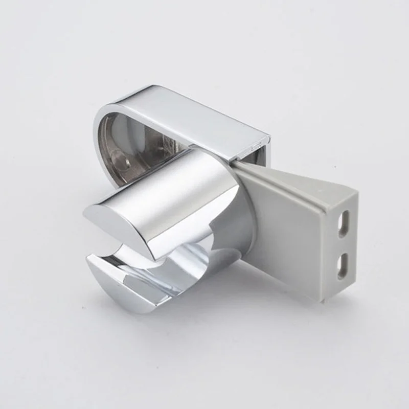 1pcs adjustable abs chrome handheld shower holder bracket rail bracket slider wall mounting for head free global shipping