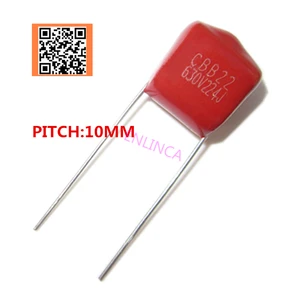 Конденсатор полипропиленовый, 10 шт., 630 в, 0,22 НФ, 630 мкФ, 224J, шаг 10 мм, 5% в, 10 мм, DIP CBB