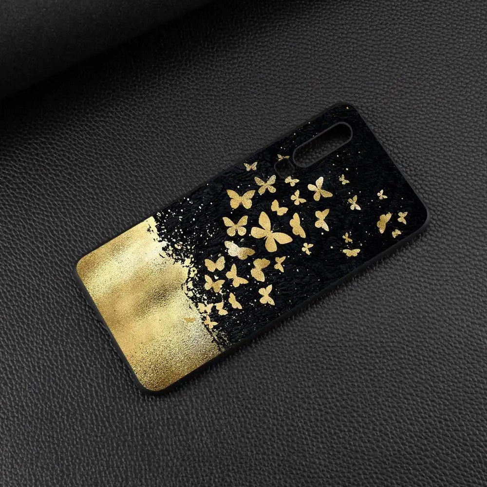 Черный силиконовый чехол для телефона huawei P Smart 2019 P20 Lite P30 LITE pro phon cover coque fundas