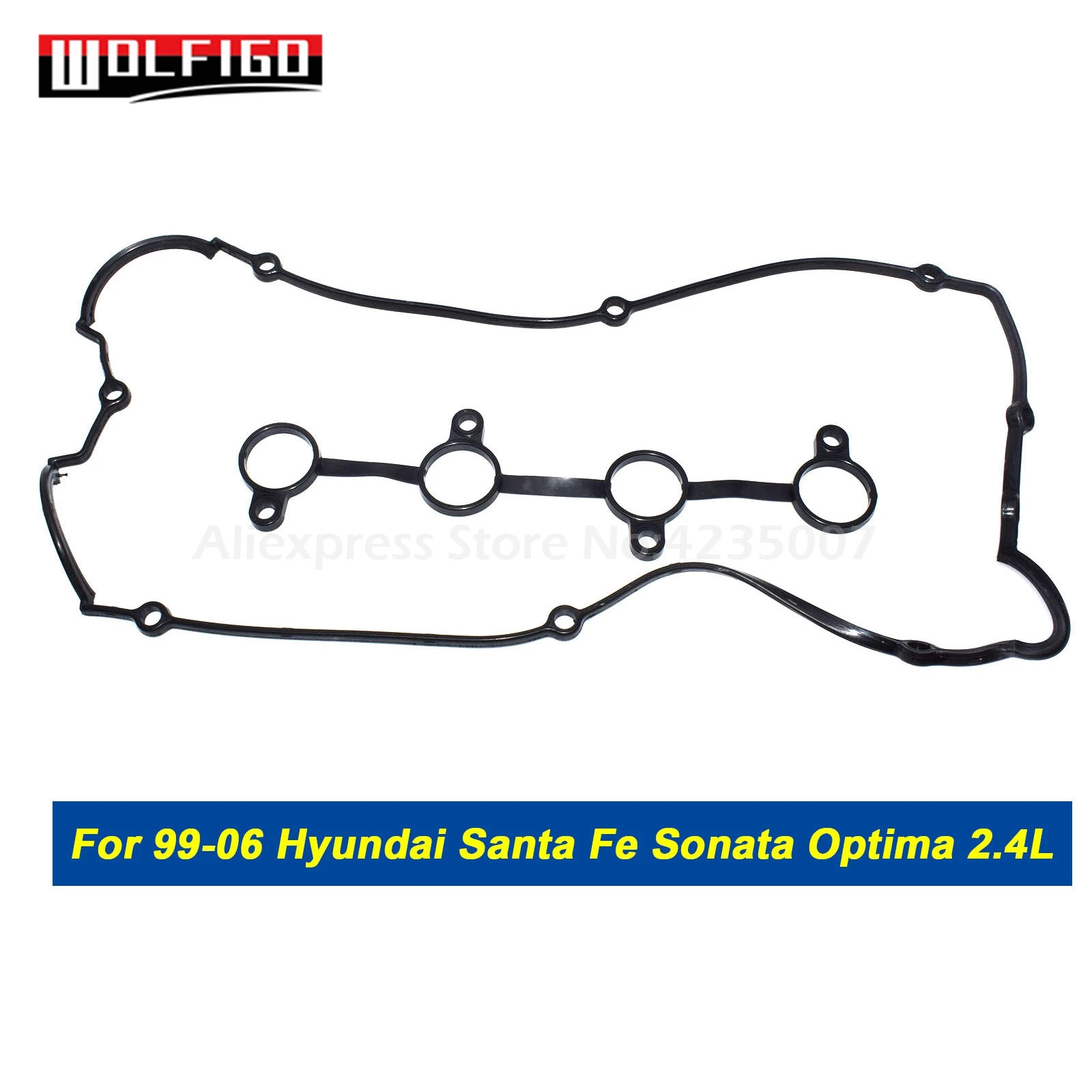 WOLFIGO Новинка 22441 38010 Комплект прокладок крышки клапана для 99 06 Hyundai Santa Fe Sonata Optima