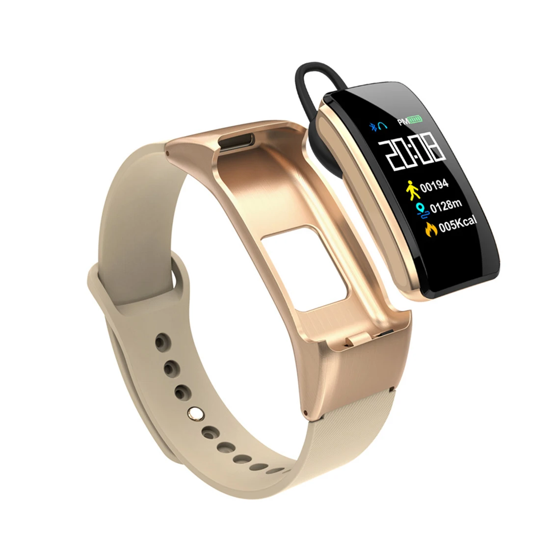 

B31 Smart Talk Wristband Band Bracelet Fitness Tracker Heart Rate Monitor Wireless Earphone Smart Band For IOS Android
