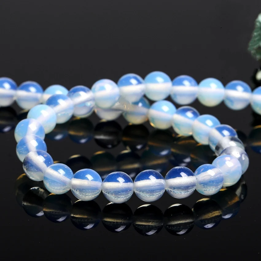 Оптовая цена Камень Опал Кристалл Свободные Круглые бусины для изготовления