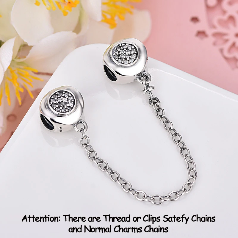

Оригинал серебряные бусины 925 пробы браслеты с подвесками Минни ослепительно элегантность безопасный Цепной Стопор подвески, соответствен...