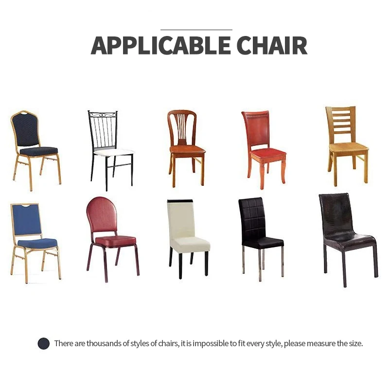 

Banquet Wedding Chair Cover Spandex Slipcovers For Dining Room Stretch Elastic Chair Covers Banquet Hotel Kitchen Wedding