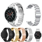 Металлический ремешок для Garmin Vivomove Move 3S Vivoactive 4s Active S, прочный водонепроницаемый браслет из нержавеющей стали, ремешок для часов, 4 цвета