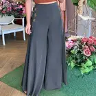 Брюки-Капри женские, с широкими штанинами, на весну сплошные брюки, 2021