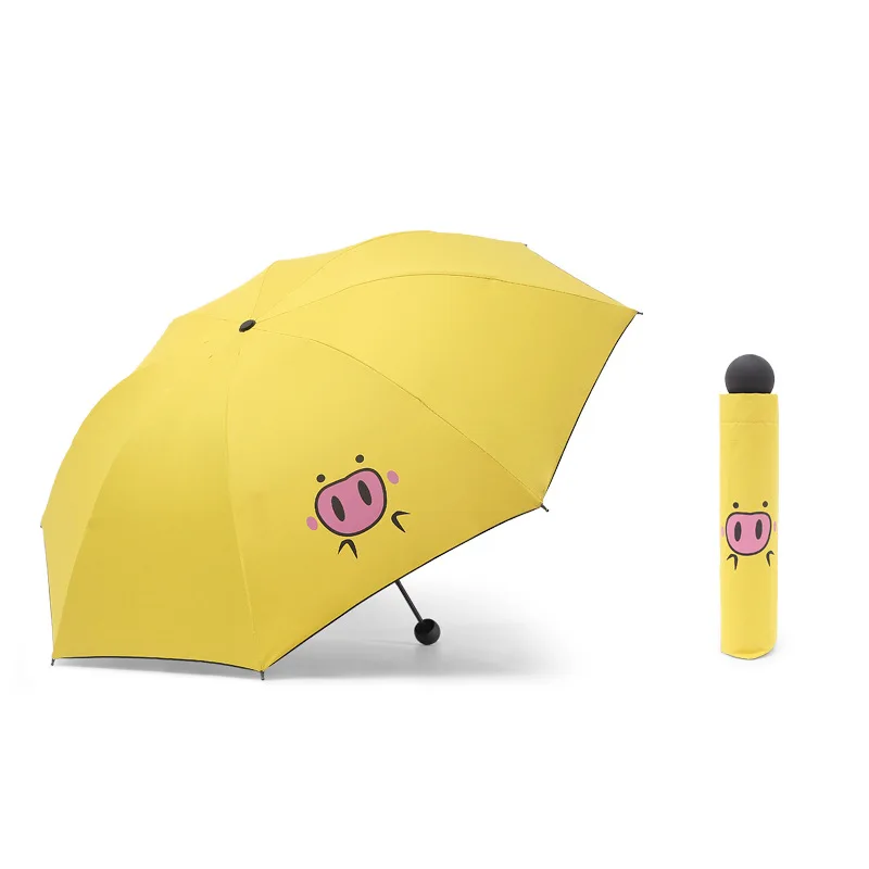 Креативный милый детский мультяшный зонт в виде свиньи Женский