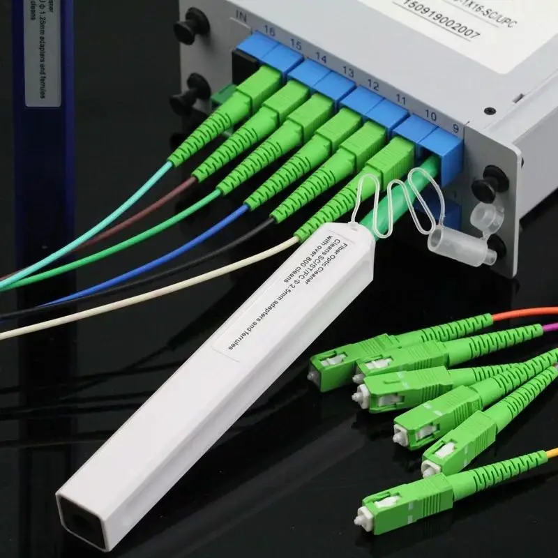 

5pcs/Box 800+ Times Fiber Optic Connector Cleaner Pen for 2.5mm SC ST and FC Connectors Fiber Optic Tools Disposable