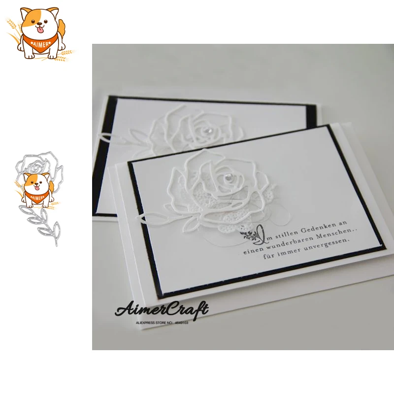 Металлические Вырубные штампы в виде цветов и растений зеркальные для рукоделия