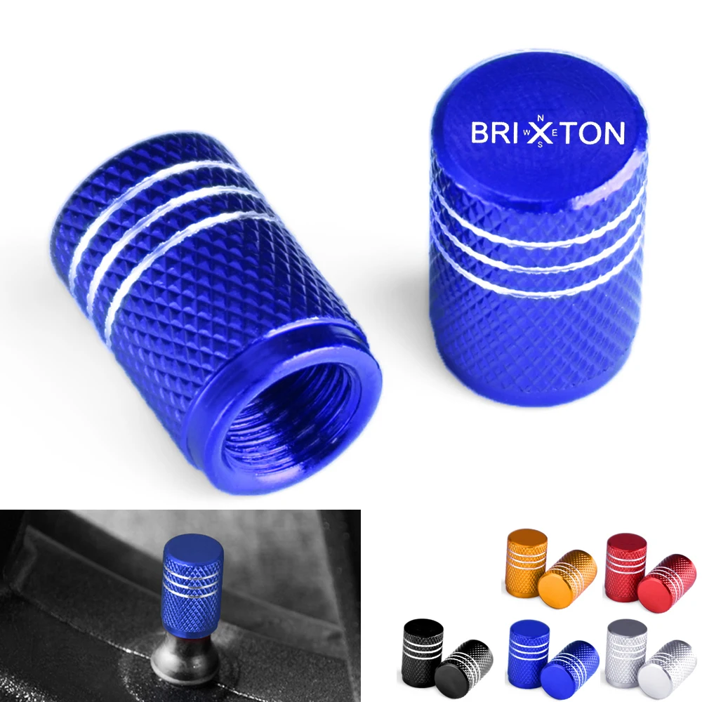 

Motorcycle Tyre Dust Cover Aluminum Tire Valve Caps For Brixton Cromwell Felsberg 125 250 Crossfire 125 XS 500 X Rayburn Sunray