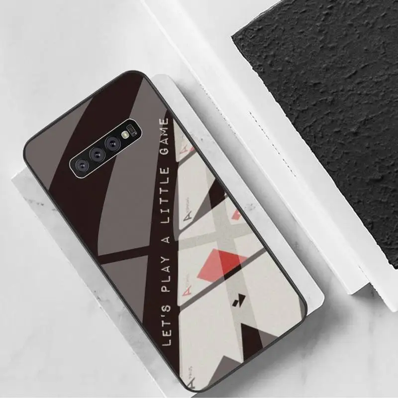 

0 Cartoon Poker Girl Phone Case Tempered Glass For Samsung Note8 9 10 10pro 10plus 20 20ultra S8 S9 10 20 Plus