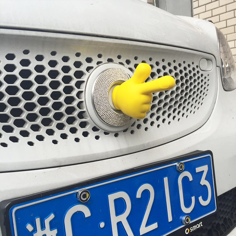 Автомобильный передний бампер украшение логотипа 3D логотип наклейка внешние