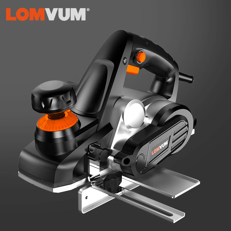 Электрический строгальный станок LOMVUM мощный многофункциональный рубанок по
