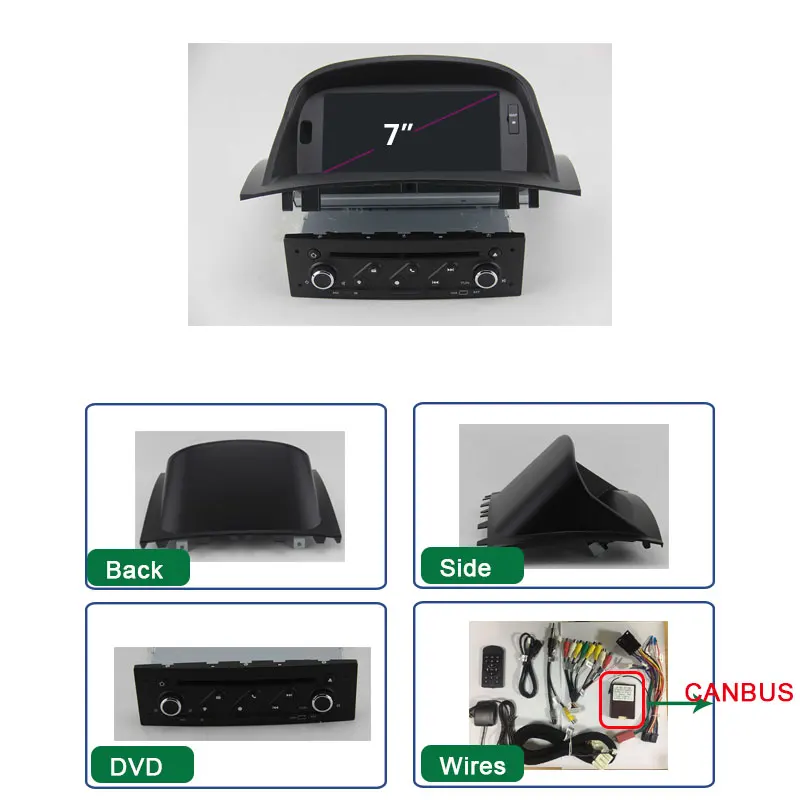 Андройд 9,0 Магнитола Андройд для рено меган 2 2002-2008 автомагнитола dvd gps плеер для Renault Megane 2 Fluence магнитола рено меган 2 головное устройство 1din рено флюенс Штатная Магнитола 2 din андроид с навигацией