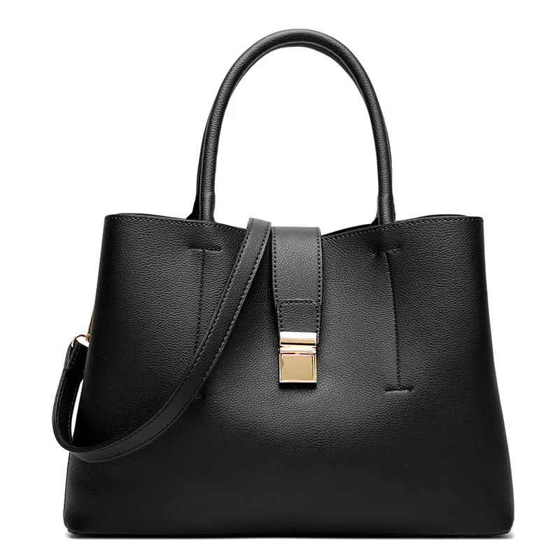 

2020 spring new simple portable large-capacity handbags trend women's one-shoulder fashion simple messenger handbags
