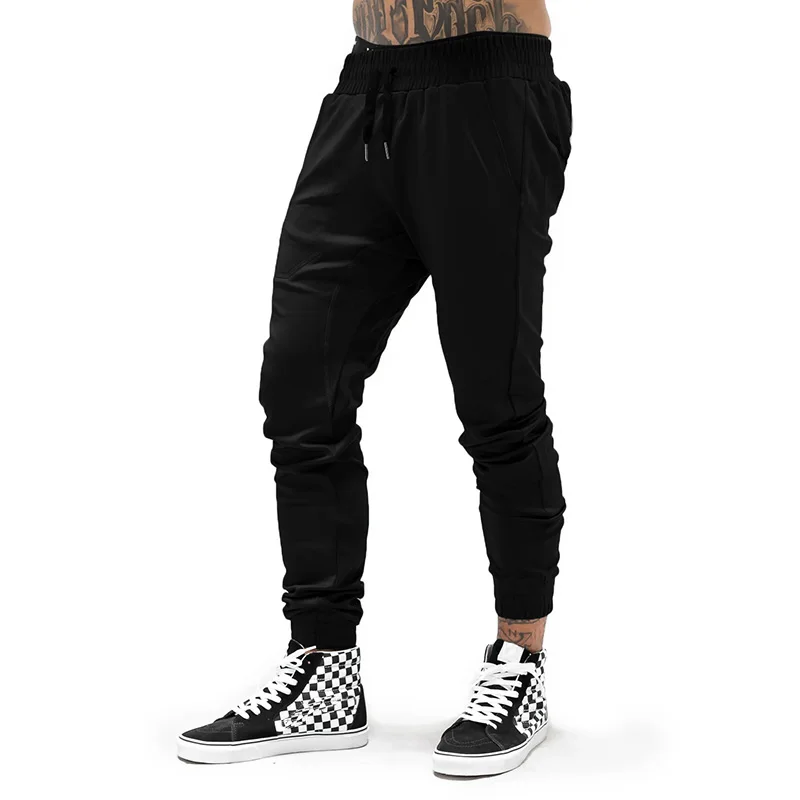 Autumn Men Gym Pants Fitness Joggers Cotton Streetwear Long Slim Fit Workout Sweatpants Outdoor Tracksuit Trousers | Мужская одежда